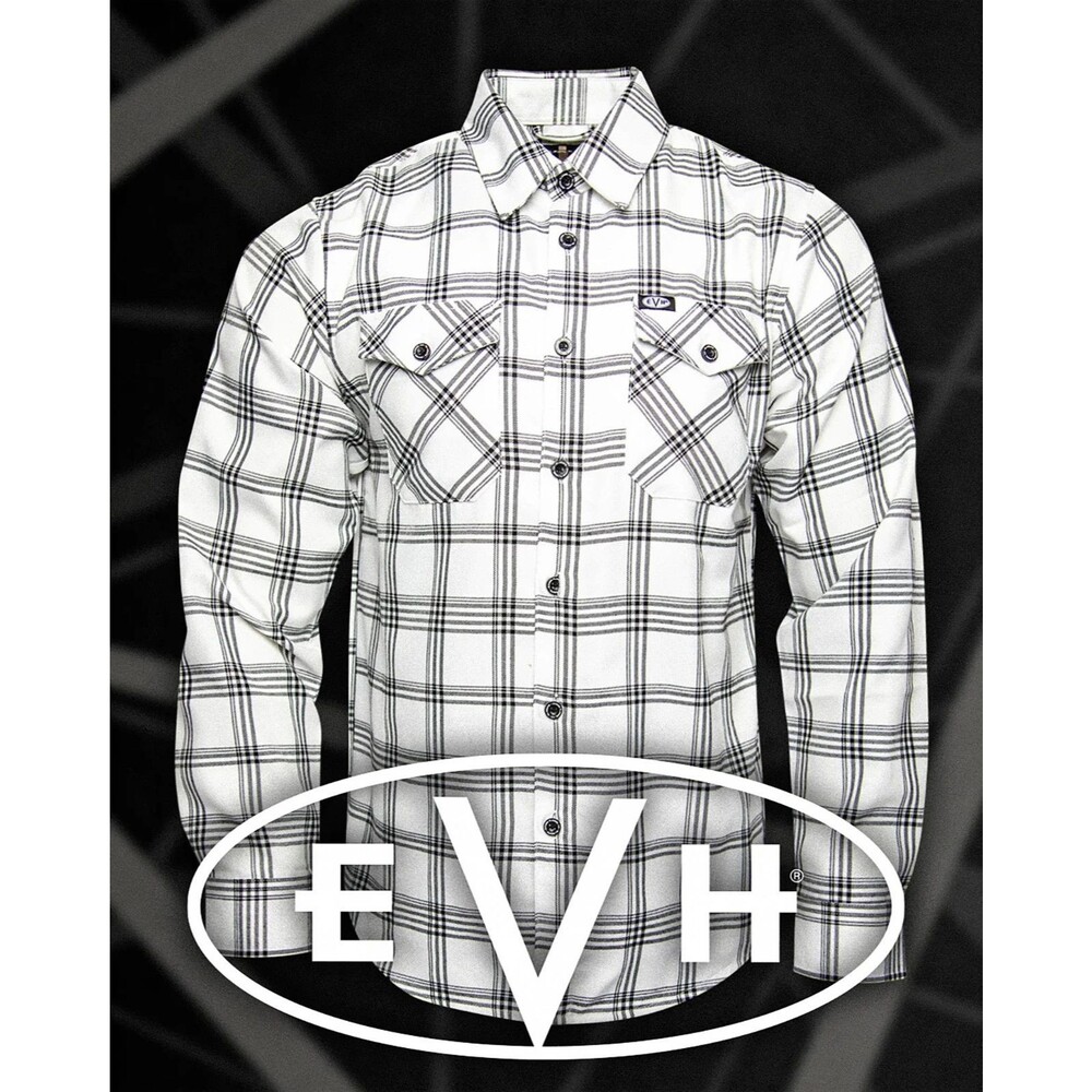 DIXXON Flannel Sz L Eddie Edward Van Halen Super '78  78 EVH Collab Brand New